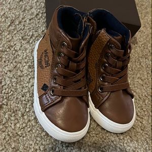 MCM covered high tops toddler Size 5